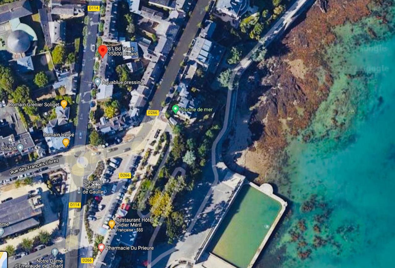 Homard & Fox, Le Feart, Studio Avec Coin Terrasse & Barbecue Dinard Luaran gambar
